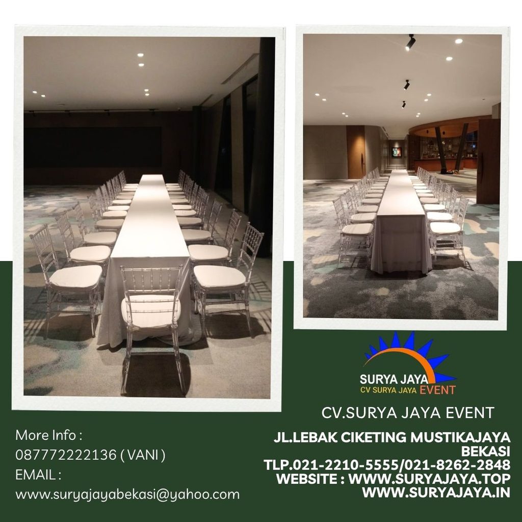 Sewa Meja Ibm,Kursi Tiffany Acrylic Jakarta (087772222136)