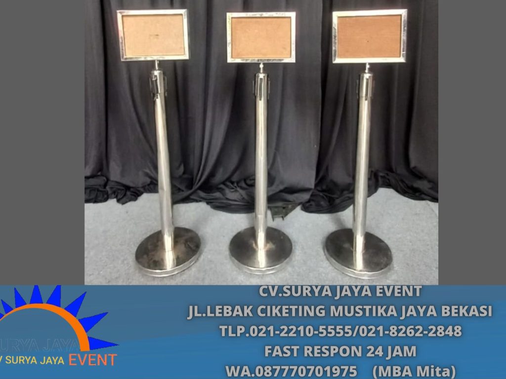 Sewa Tiang Sign In Out Ukuran A3 dan A4 Jakarta