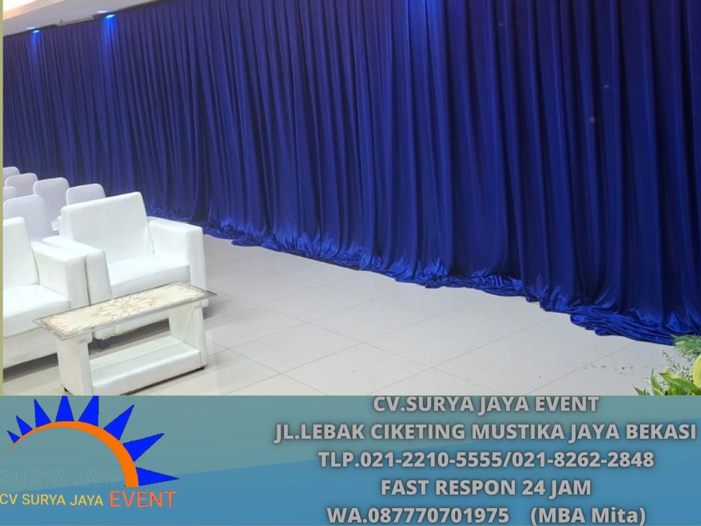Rental Tirai Filamin Biru Jakarta(0877-7070-1975)