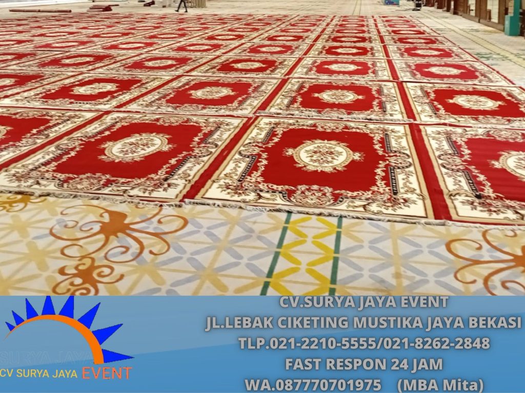 Rental Karpet Permadani Tebal Warna Merah Jaksel (0877-7070-1975)