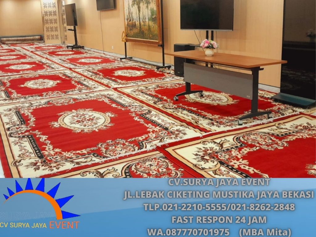 Rental Karpet Permadani Tebal Warna Merah Jaksel (0877-7070-1975)
